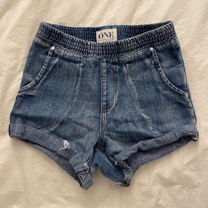 One Teaspoon – XS Classic Hunters Cuffed Short